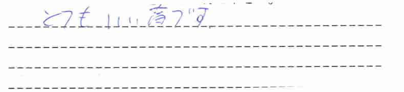 CD6005 Liveお客様の声3