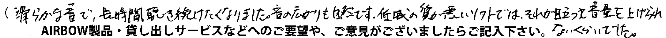 hd-dac1お客様の声12
